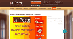 Desktop Screenshot of laporte-tv.com